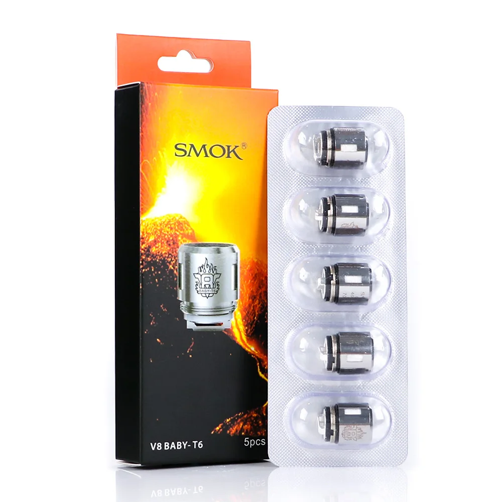 Smok TFV8, детская катушка, головка V8, детский T8 T6 X4 Q2 Q4 M2, ядро для TFV8, большой детский бак V12, детский Принц, танк, Vape, аксессуары