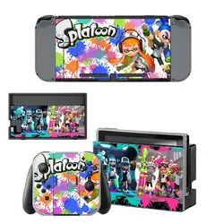 Splatoon наклейка s NAND переключатель кожи наклейка для nintendo Switch Скины Наклейка для nintendo switch консоли Joy-con док-контроллер