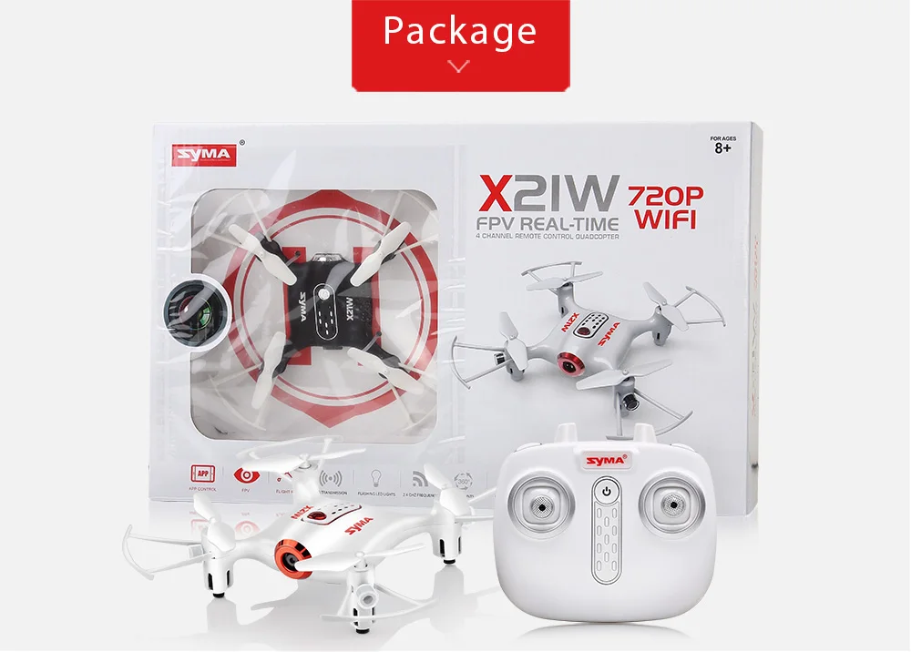 Вертолет SYMA RC X23W fpv-квадрокоптер Wifi передача в реальном времени Безголовый модель Дрон Профессиональный с камерой