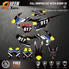 Queen-х на заказ футбольной команды Графика Фоны наклейки 3m Набор наклеек для KTM SX EXC- SX-F- 010