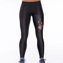 Plus Size Fashion Skinny High Waist Leggings 3D Printed Women Sportswear Pencil Pants For Women Fitness