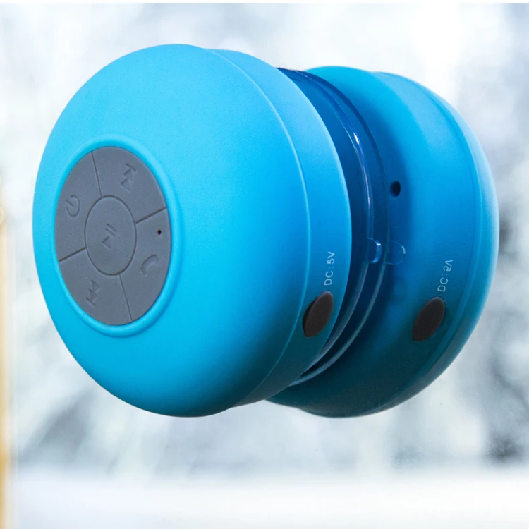 Автомобильный портативный сабвуфер, беспроводной Bluetooth динамик, водонепроницаемый сабвуфер, Музыкальный Микрофон, устойчивый к всасыванию, для ванной комнаты, душевой бар