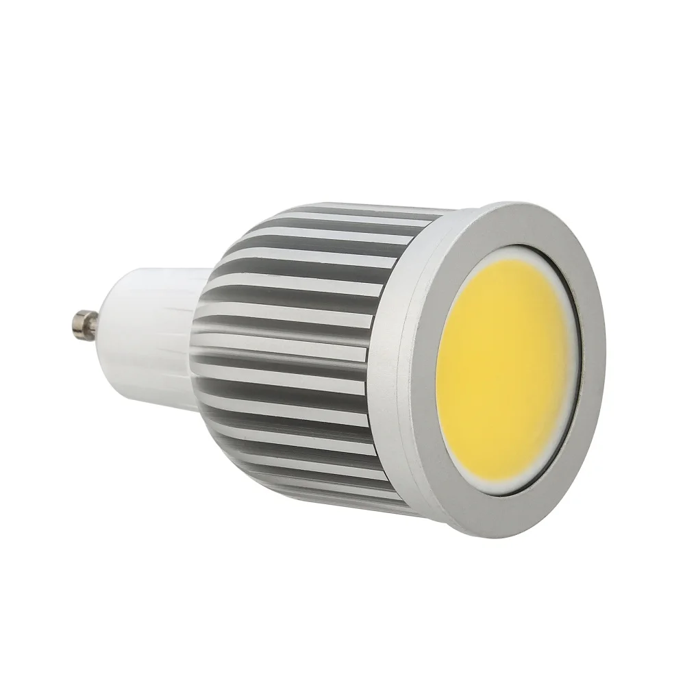 1 шт. GU10 5 Вт/7 Вт/9 Вт COB dimmable Светодиодный точечный светильник лампы теплый