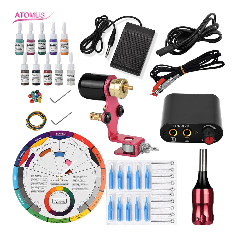 

Rotary Tattoo Machine Para Tatuagem Profissional Kits Tools Kit Tatouage Professionnel Tattoo Machine Pen Set Tools Iniciante
