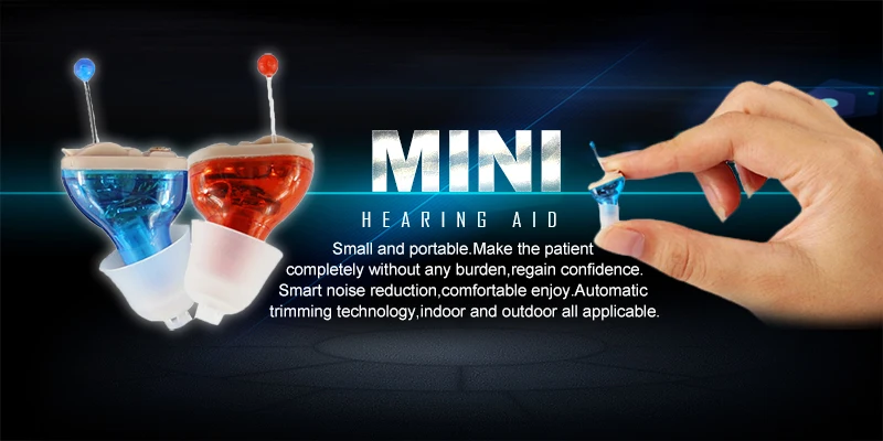 Супер Мини слуховой аппарат CIC Регулируемый усилитель звука для ушей слуховые аппараты невидимый слуховой аппарат уход за пожилыми глухими ушами