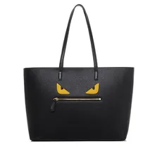 Bolsa Feminina Hot Sale New Woman Leather Handbags Eyes Handbag Brand Designers Tote Bag Small Monster Shoulder Bags Travel bag