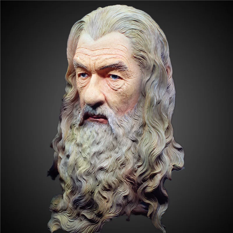 

30CM Lord of the Rings Gandalf Figurine Dolls Toys Resin Statue Bust Action Figure Collectible Model Toy Kids Gift