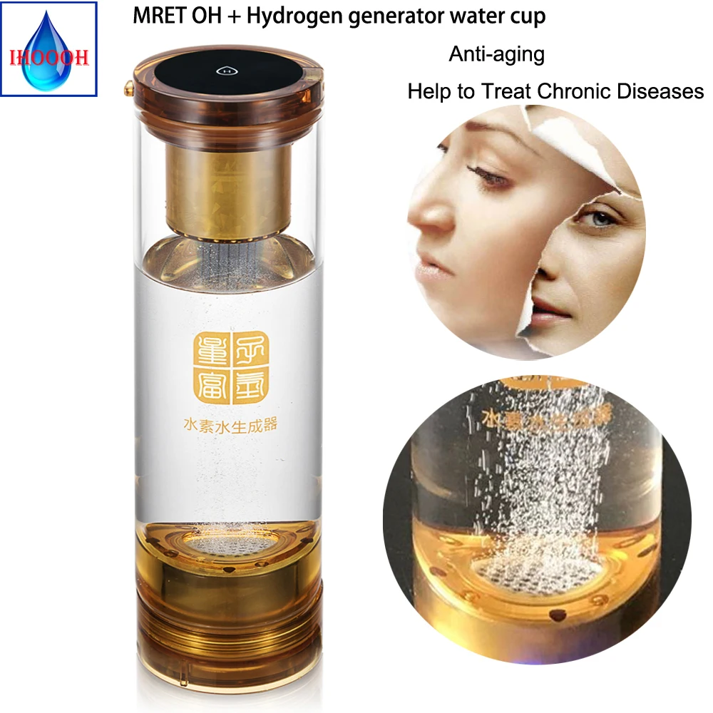 

Generator hydrogen water + Molecular Resonance Effect Technology MRETOH 7.8Hz Electrolytic ion generator H2 water bottle