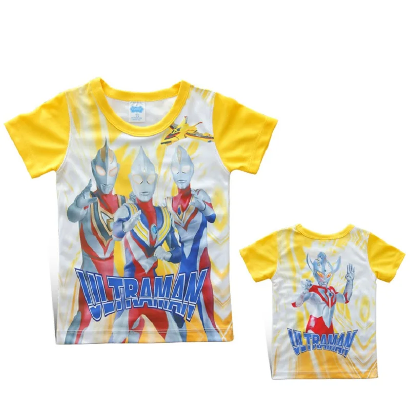

Cool Superman Ultraman Armor Warriors Cartoon Anime Printed Children's T-Shirt For Boys Girls 2019 Fashion Short Sleeve T Shirt