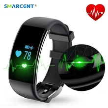 Smarcent dfit D21 сердечного ритма Мониторы Smart Band 2 Водонепроницаемый браслет Фитнес трекер Шагомер Браслет для iOS и Android Xiaomi