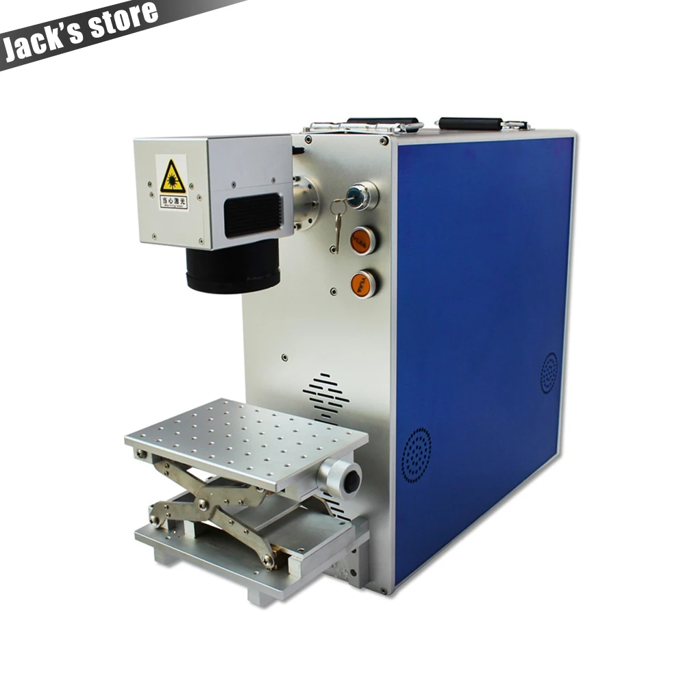 

2018 Hot Sale Laser Marking Machine 20W Portable Metal Engraving Laser Cutting Machine Depth 0.3mm Desktop Home Laser Cutter
