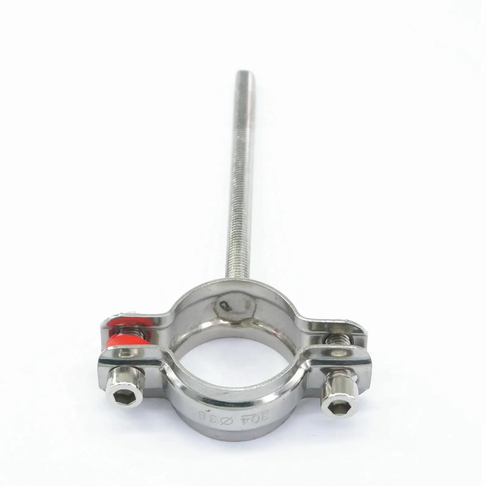 

38-40mm 201 Stainless Steel Pipe Clamp Clip Support bracket with M8 Screw Pole