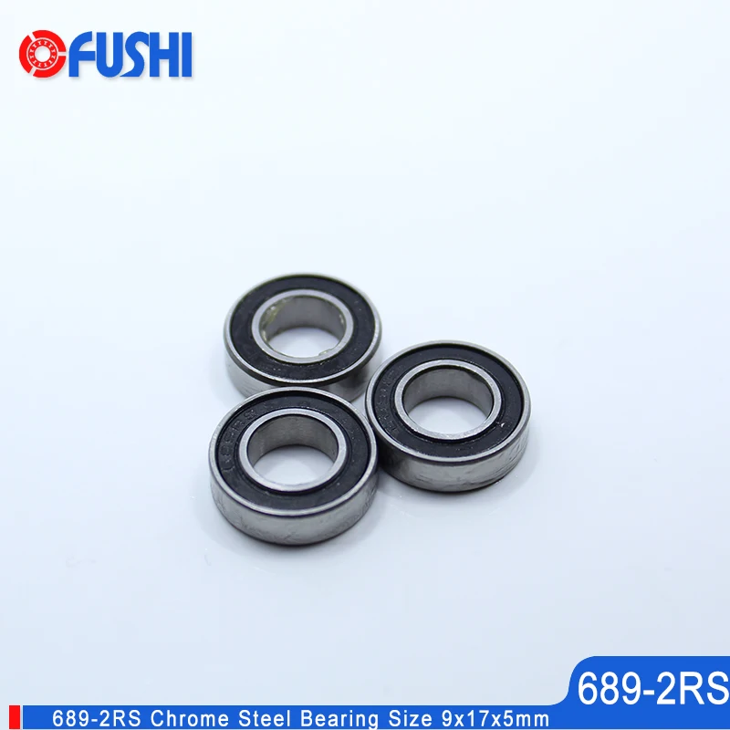 689-2RS Bearing 9x17x5 Sealed Miniature Ball Bearings
