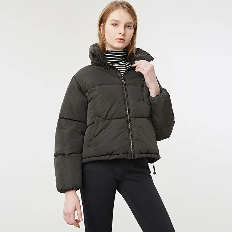 Col D'hiver Conception rouge Noir Vestes De Parkas Noël Courte Lâche Haute Bootyjeans Rouge Chaud Manteaux Qualité Montant Femmes Pain Mode BOYAE