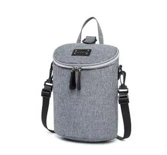 Сумка для детской бутылочки рюкзак для кормящих мам термос с алюминиевой фольгой изоляционные сумки рюкзак для путешествий сумка для мам - Цвет: light gray