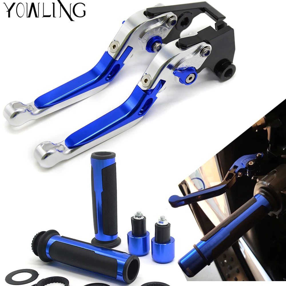 

Motorcycle Accessories Folding Extendable Brake Clutch Levers handlebar grips handle bar ends For honda CBR125R 2005 CBR 125 R