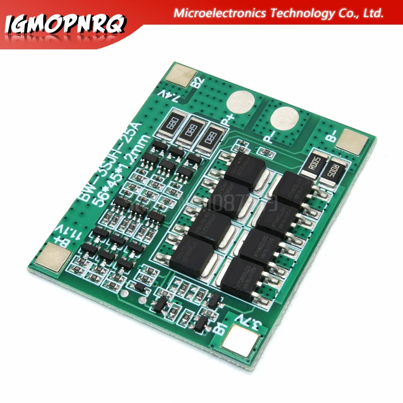 1Pcs 3S 25A Li-Ion 18650 Bms Pcm Bordo Di Protezione Della Batteria Con Equilibrio Per Li-Ion Batteria Lipo Pacchetto Delle Cellule Modulo