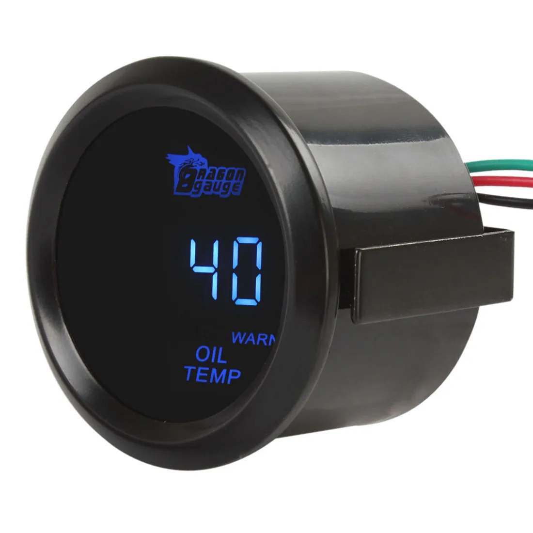 

2 Inch 52mm Car Oil Pressure Gauges Digital Blue LED Electronic Oil Temp Gauge Kit for Car Trucks Motor