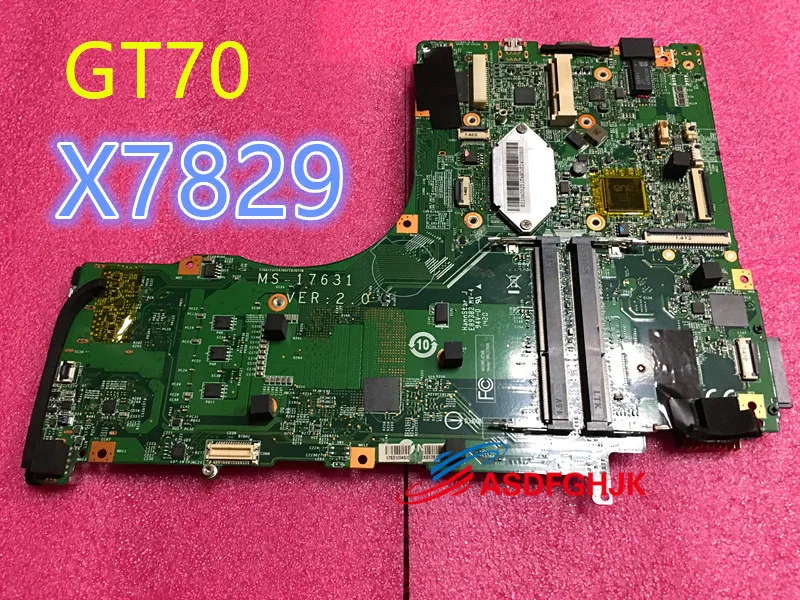 الأصلي ل ميديون Erazer X7829 اللوحة المحمول GT70 اللوحة MS-1763 MS-17631 REV 2.0 اختبار موافق