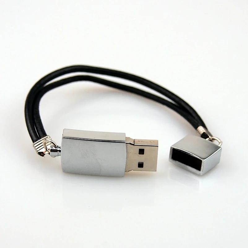 Fashion bracelet leather usb flash drive 64GB pen drive 32GB pendrive