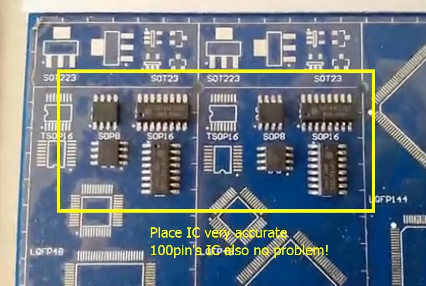 Charmhigh CHM-T36VA две Камеры Настольный палочки и место машина chmt36va, замкнутый цикл управления, 0402-5050, SOP, QFN, TQFP