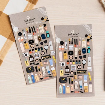 

1 x SONIA Cosmetic Paper Sticker DIY Decorative Diary Scrapbook Planner Stickers Kawaii Stationery School Supplies Papeleria