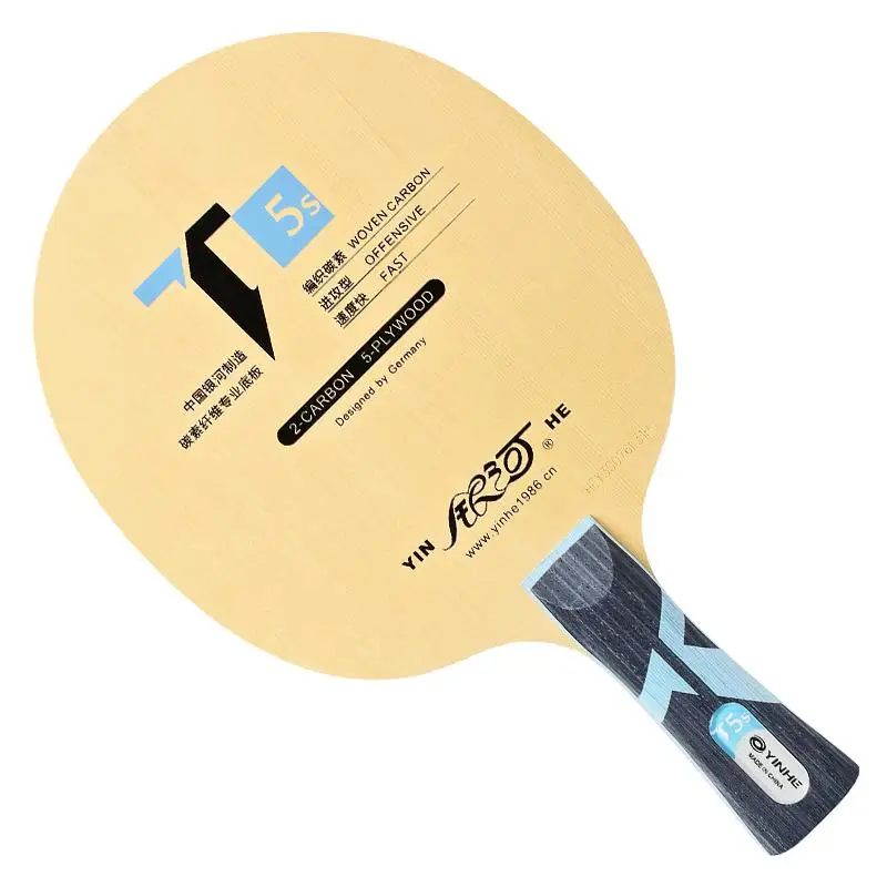 Yinhe T 3S 5S 6S Pro Hinoki+ углеродный стол Tenis лезвие/пинг-понг лезвие - Цвет: long handle