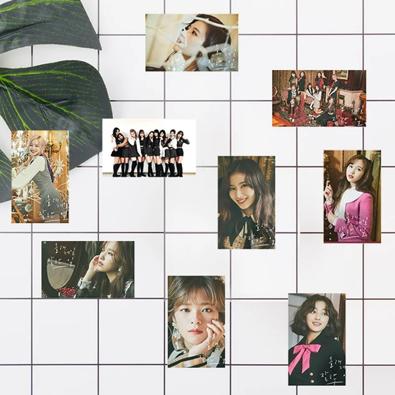 30 шт./компл. Kpop двойная или да бумага LOMO Photo Card Fans коллективная Фотокарта набор