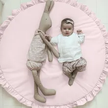 Лидер продаж, мягкие хлопковые детские игровые коврики из мягкого хлопка, детский игровой коврик для активных игр, ползающее одеяло, коврик для пола, новинка 95 см