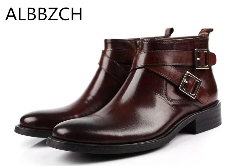 round toe dress boots