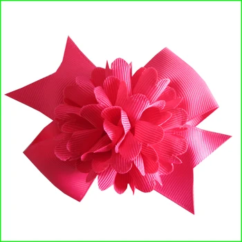 

16 BLESSING Good Girl Boutique 4" Pompon Hair Bows Clip Accessories Flower