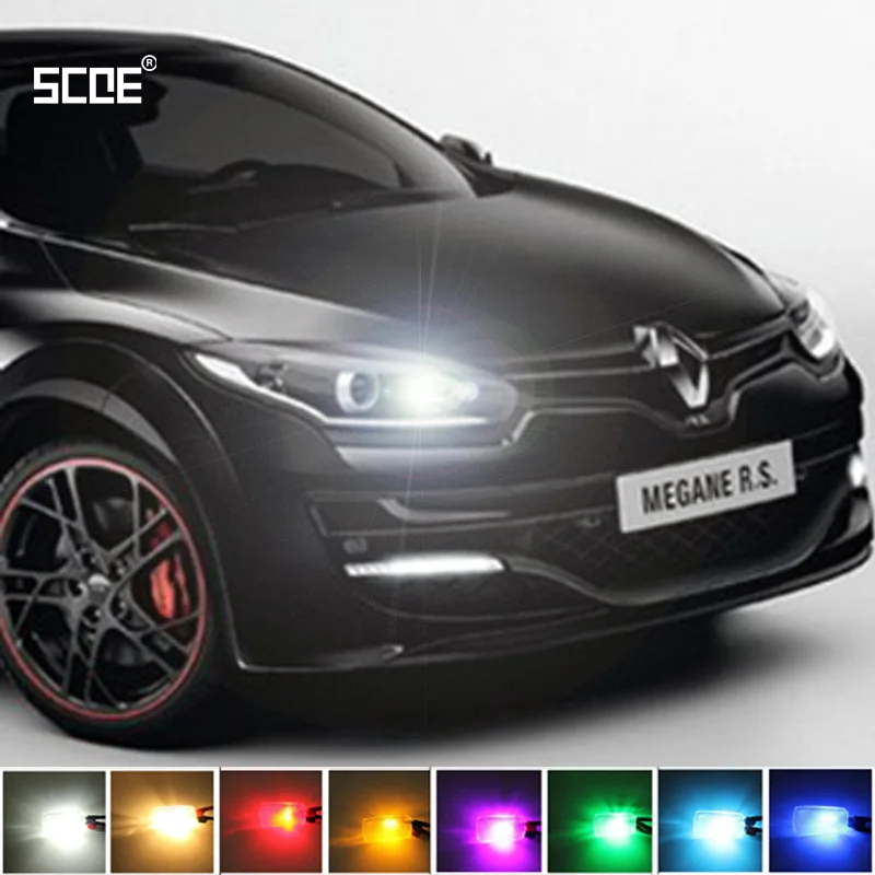 Для Renault Megane III 3 дверный спортивный Tourer SCOE 2X12SMD светодиодный передний парковочный