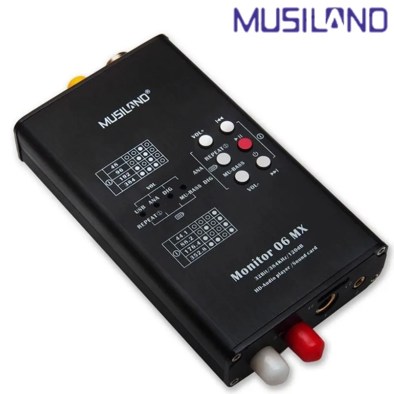 Оригинальный монитор MUSILAND 06 MX 06MX 32-битная/384 кГц внешняя звуковая карта USB и аудио