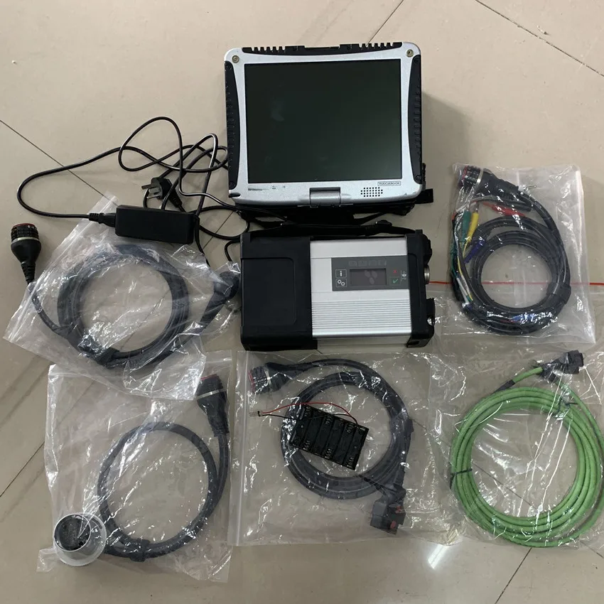  Herramienta de diagnóstico mb star c5 + 201912 software nueva versión 320gb hdd + ordenador portáti
