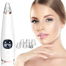 Уход за кожей лица акне, в черный горошек для маленьких девочек прыщей Blackhead Remover Электрический вакуумный очиститель черных точек для пор и угрей, уход за кожей, станки