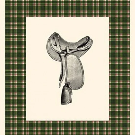 Saddle and Plaid I Poster Print by Vision studio (13 x 19)