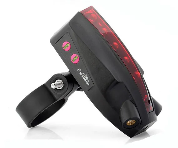 Top Cycling Bike Bicycle Intelligent Laser Rear Light 5 LED Tail Wireless Brake Lamp AL2207 5 Top Cycling Bike Bicycle Intelligent Laser Rear Light 5 LED Tail Wireless Brake Lamp AL2207 5
