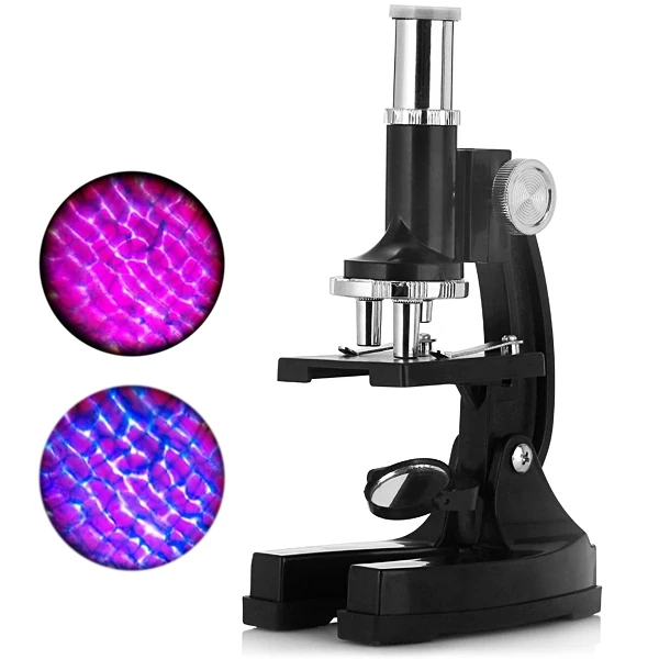 

Professional Biological Microscope 100X 200X 450X Zoom Students Educational Science Lab Monocular Microscope