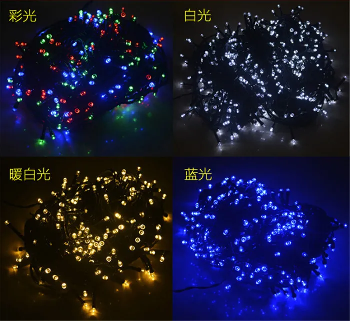 40m 400leds luminaria solar