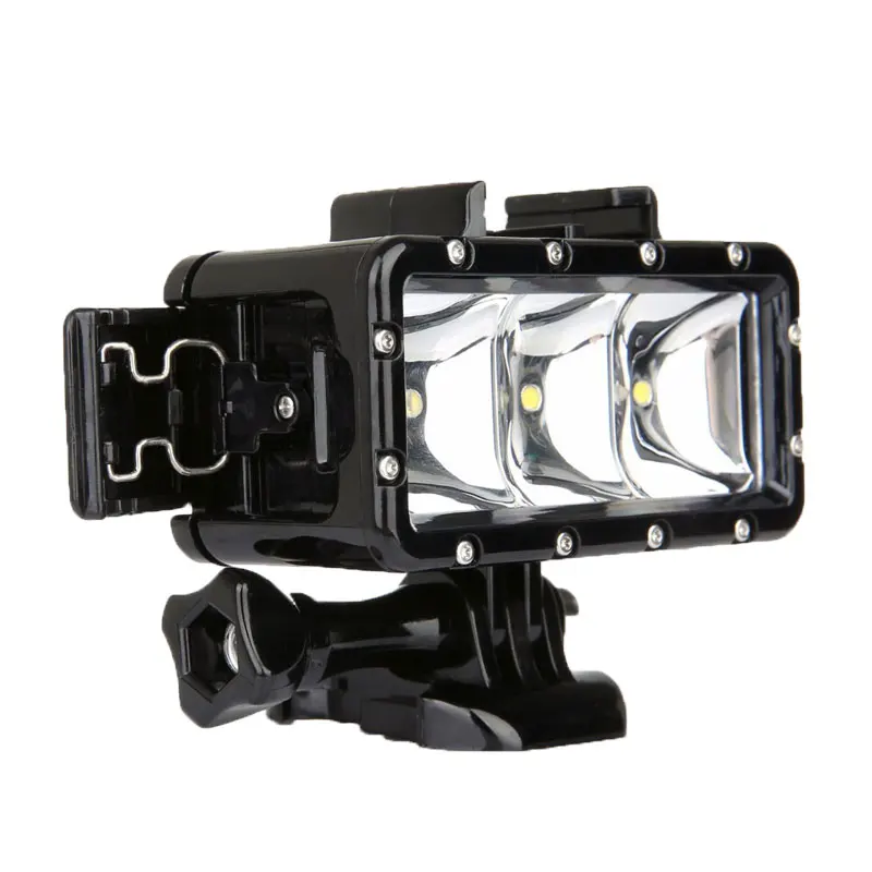 

New Go Pro Accessories diving LED Flash Light Mount sj4000 sj 5000 sj6000 sj7000 For Gopro Hero 5 3+ 3 xiaomi yi 4k accessories