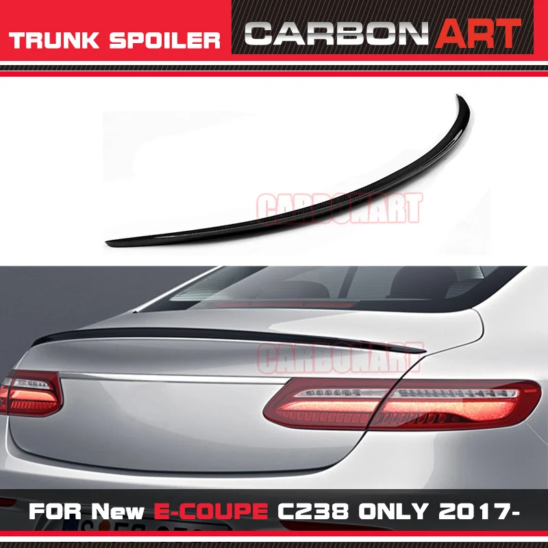 

New E Coupe Carbon Fiber Spoiler AMG PSM FD Style Rear Trunk Bootlid Lip For Mercedes E350 E400 E500 E250 2 Door W238 C238 2017-