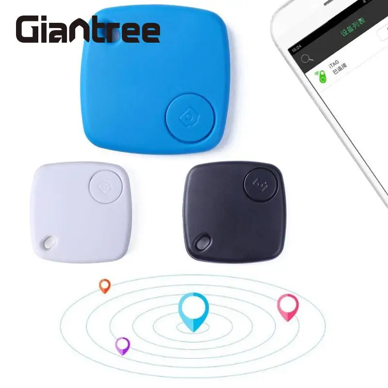 Giantree смарт-тегов Анти-потерянный сигнал тревоги Bluetooth 4.0 GPS трекер анти потерял телефон, кошелек Чемодан Key Finder Android для IOS7.0