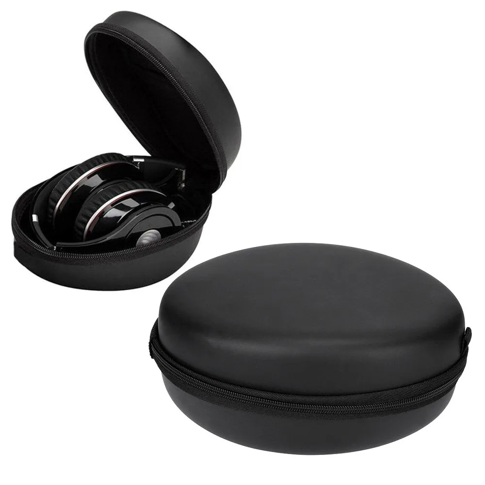 High Quality And Popular Black Earphones Bag Carrying Hard Case