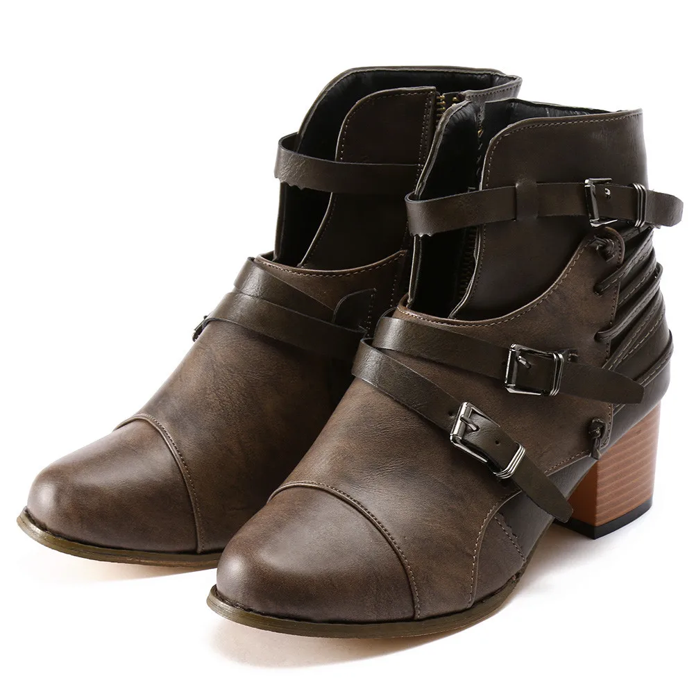 boots square heel