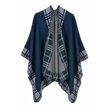 

Several Kinds of Kiwi Scarf Imitating Cashmere Open Fork and Large Shawl for Ladies Thickened 100-hung Warm Cape Cloak 19021-25