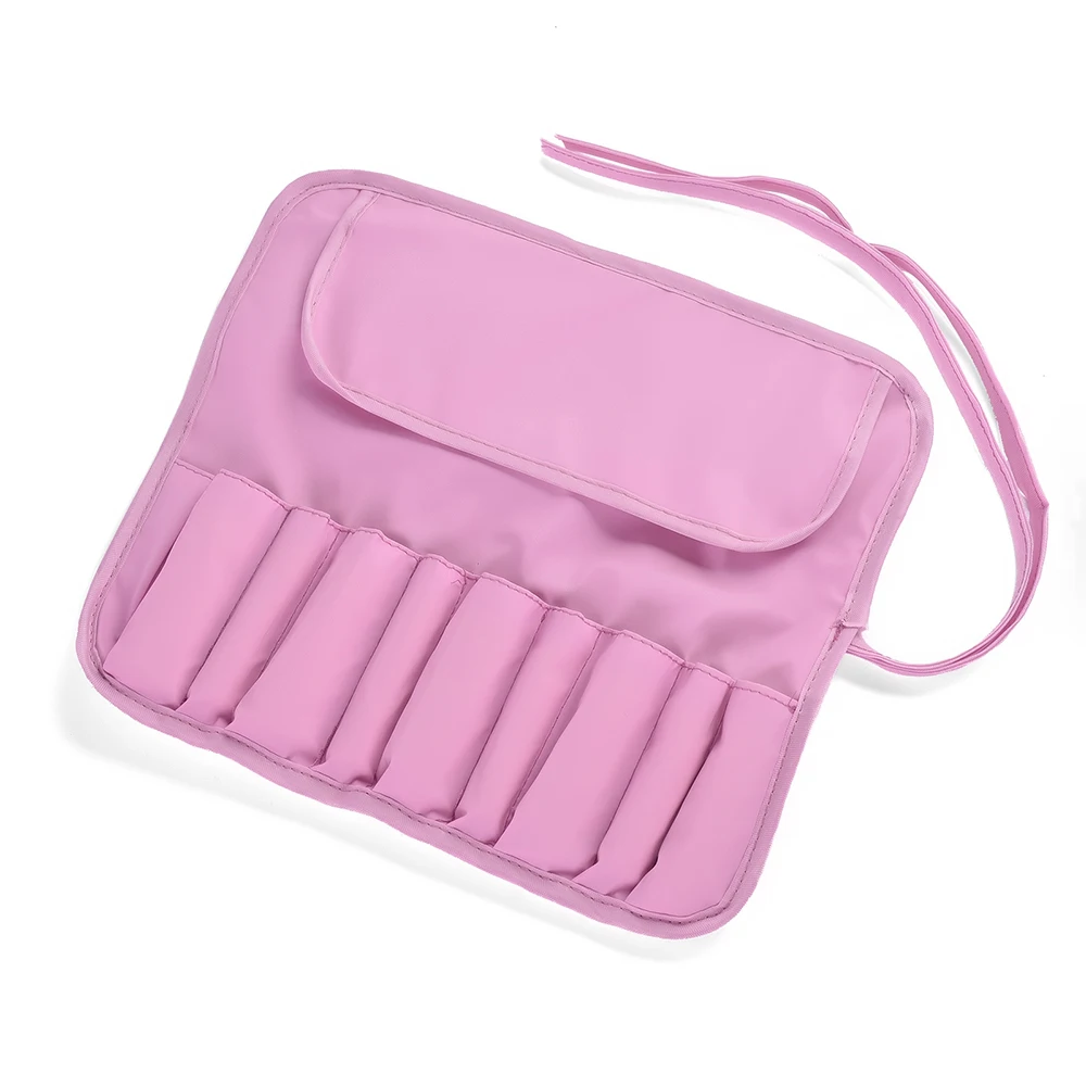 VANDER 2017 High Quality 10 Pcs Makeup Brush Storage Package Nylon Makeup Bag Makeup Brush Empty Bag Makeup Brush Pink (4)