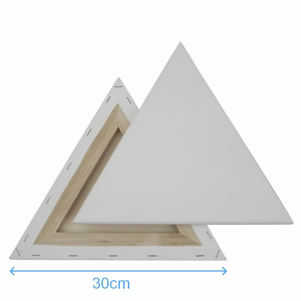 30 см Размер треугольной специальной формы холст для рисования 3 шт