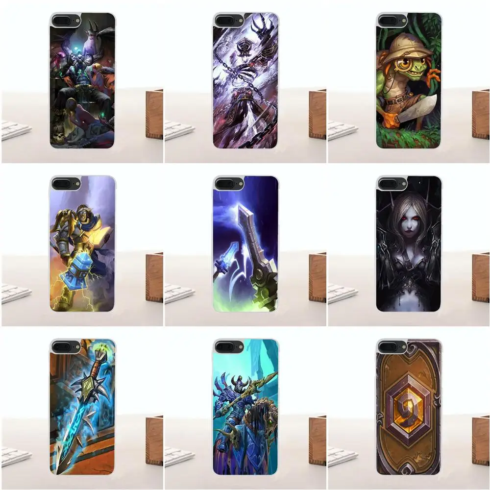 Bixedx Hero Hearthstone наксрамас Мягкий ТПУ мобильный телефон чехлы для Samsung Galaxy A3 A5 A7 J1 J2 J3