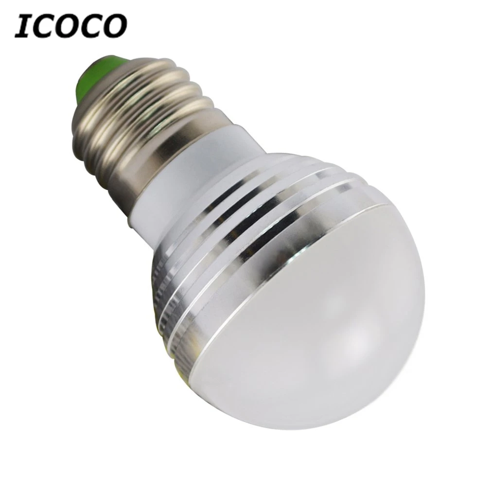 ICOCO 3 Вт RGB светильник лампы красочный дистанционного Управление регулируемой