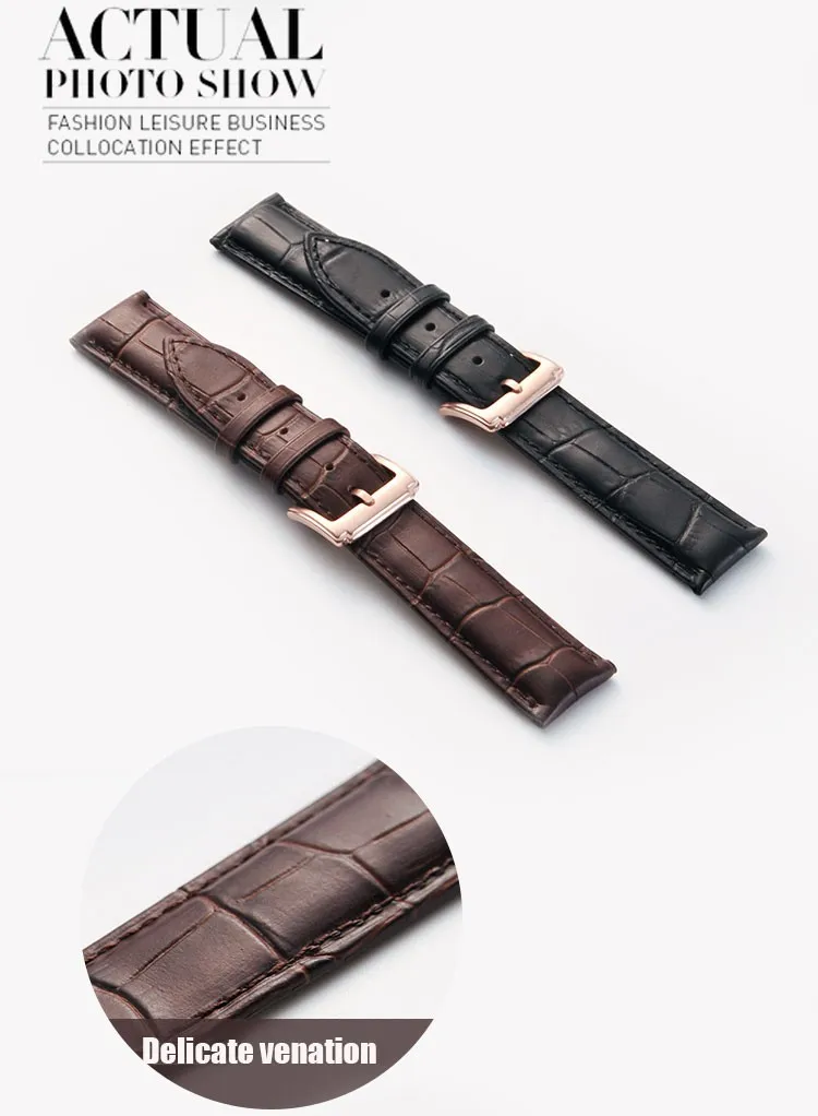 Ремешок для часов MEIKANGHUI для Tissot серии T035, черный, коричневый, натуральная кожа, высокое качество, ремешок для часов для мужчин, черные часы, аксессуары